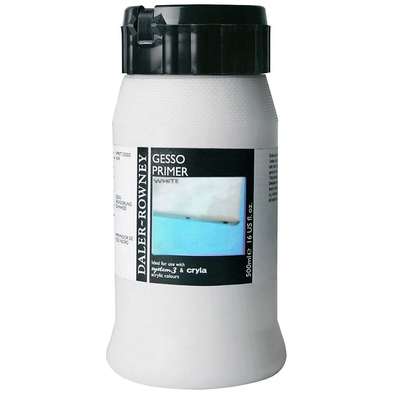 Daler Rowney White Gesso Primer 500 ml flaska från Daler-Rowney