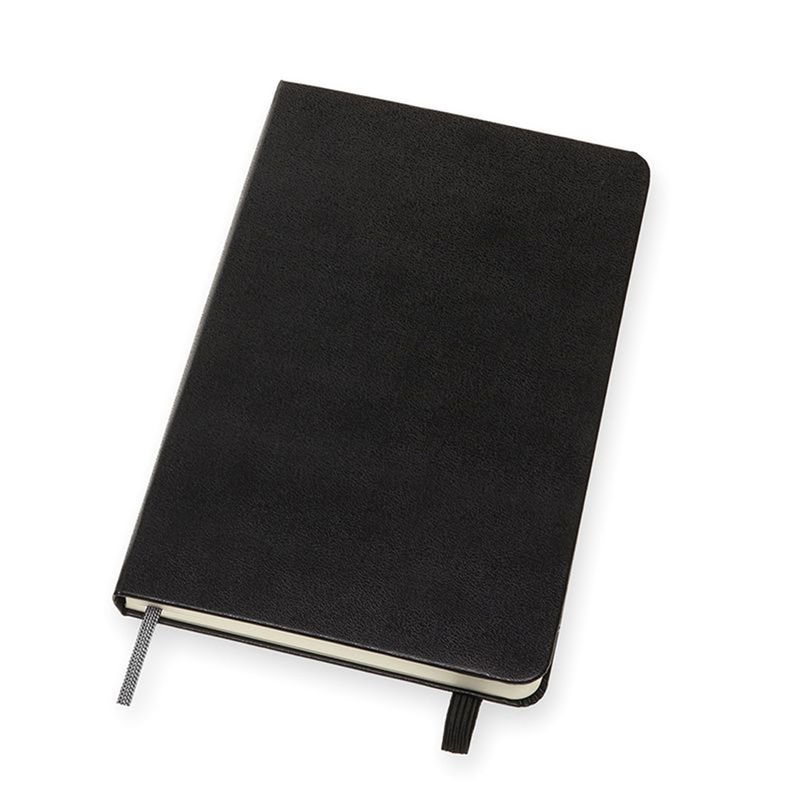 Svart skissblock med bokmärkesband, Art Moleskine A5