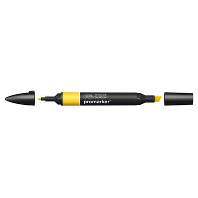 Winsor & Newton Promarker Sunflower Y156 marker med bred snedskuren spets och smal rund spets