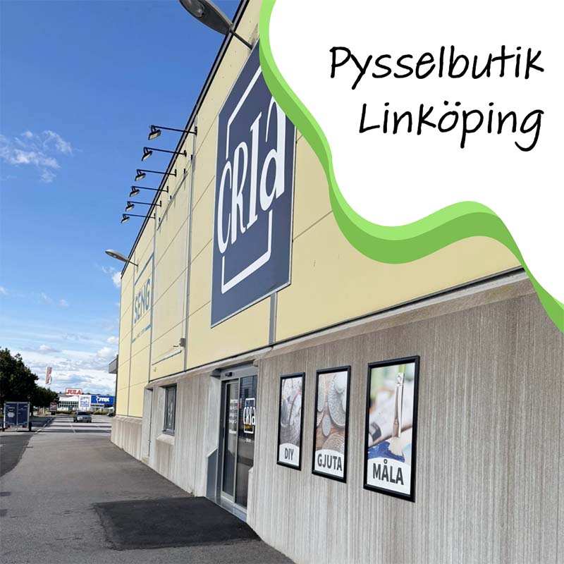 Vår pysselbutik i Linköping