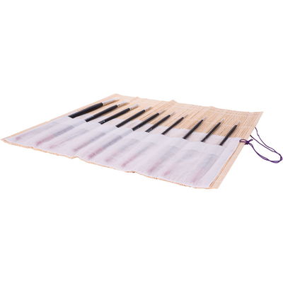 Penselmatta av bambu 36x36 cm till både korta och långa penslar.