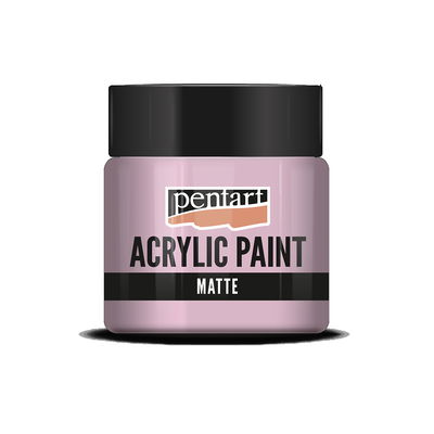 Matt akrylfärg Rose, 50 ml, Pentart Acrylic