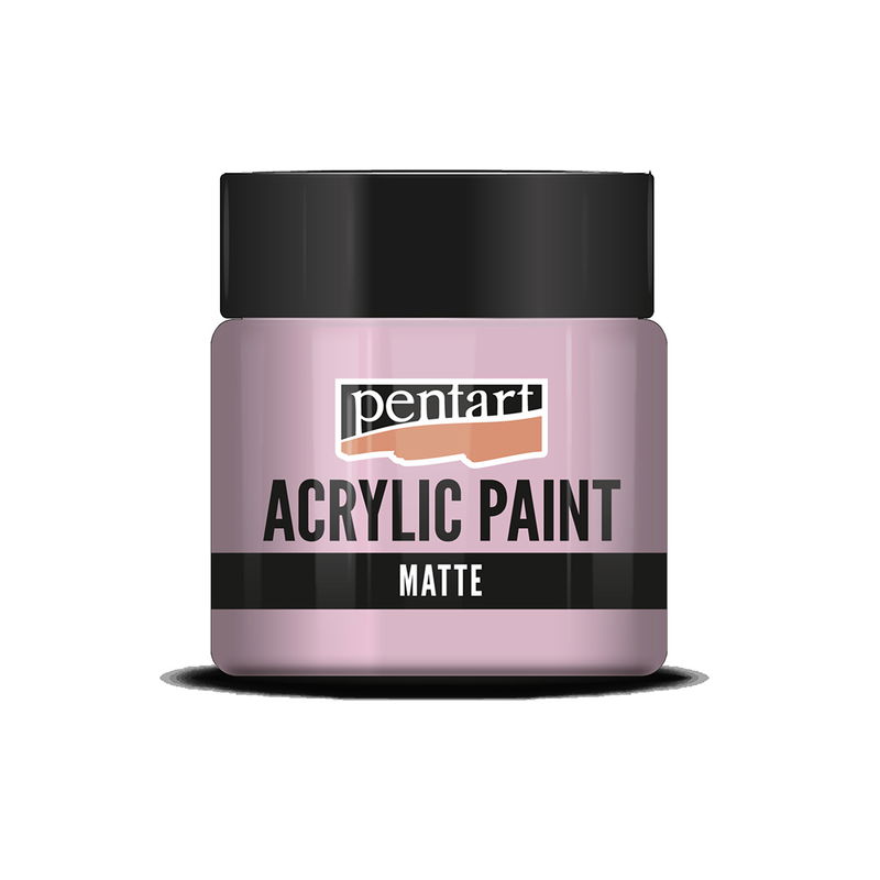 Matt akrylfärg Rose, 50 ml, Pentart Acrylic