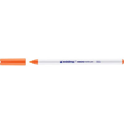 Textilpenna Neonorange Textilpenna med 1 mm spets. Tvättbar i 60 grader. Färg: Neonorange