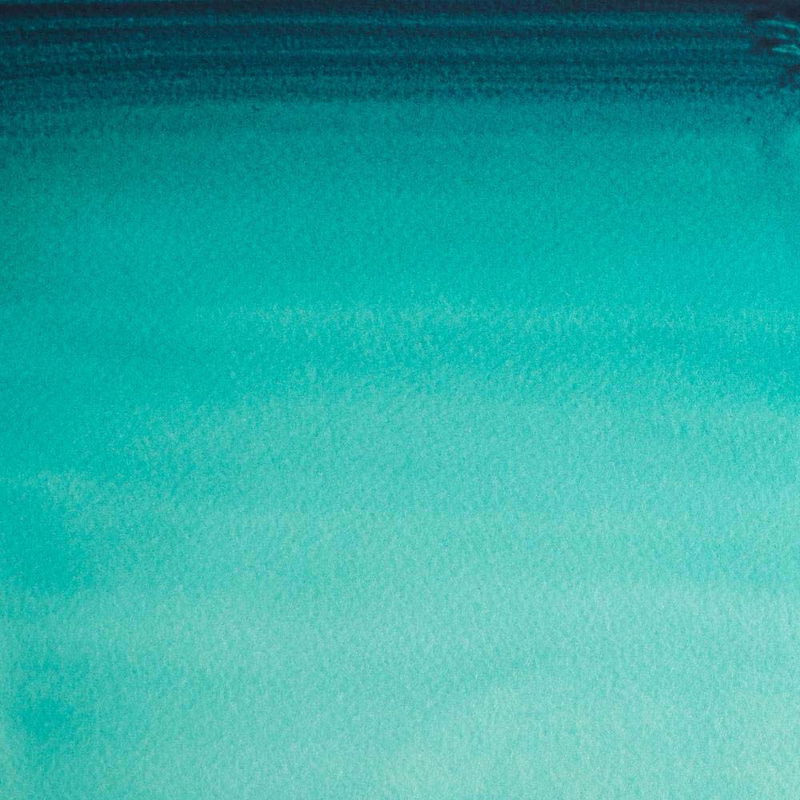 Färgprov av Winsor & Newton Professional Water colour Winsor Green (Blue Shade)