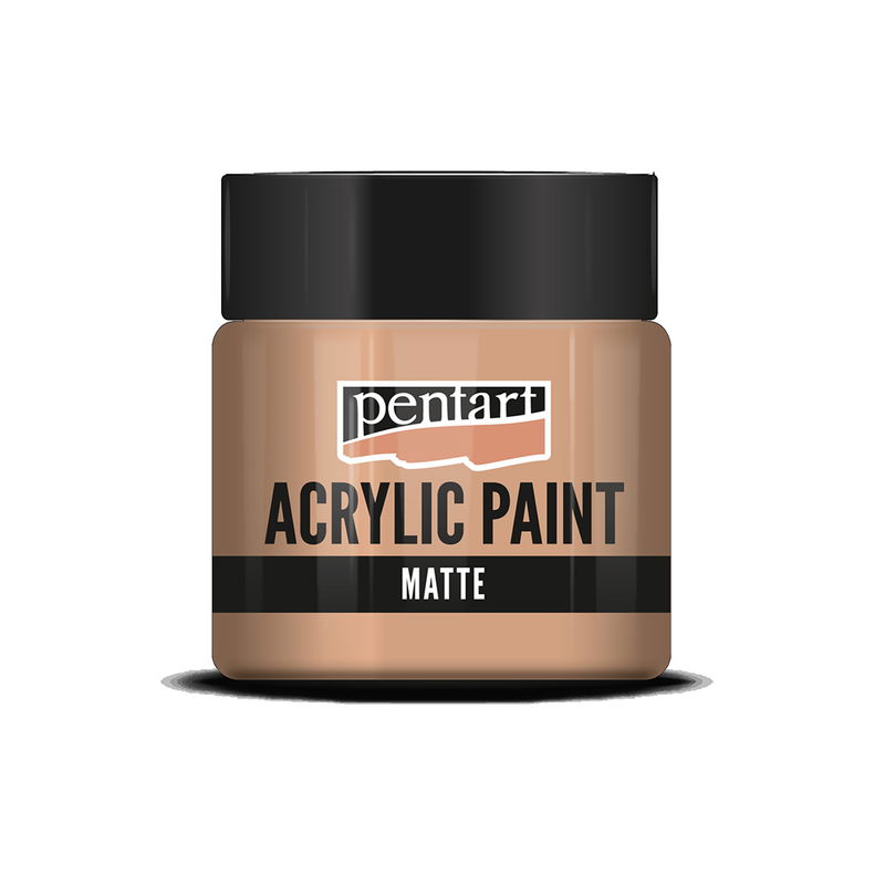 Matt akrylfärg Salmon, 50 ml, Pentart Acrylic