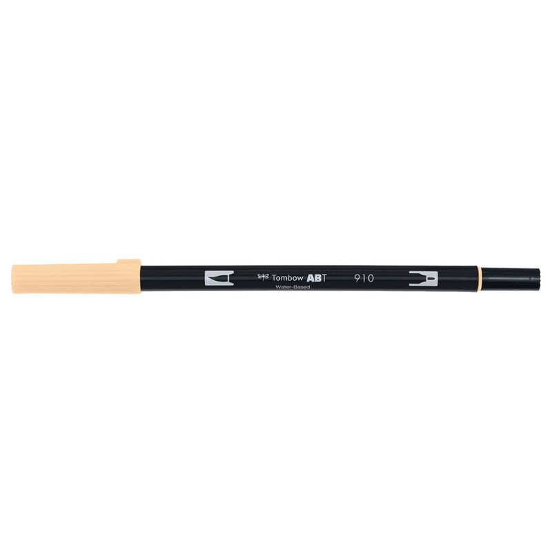Vattenbaserad penna med två spetsar, en fineliner och en penselspets, Tombow ABT Dual brush Opal