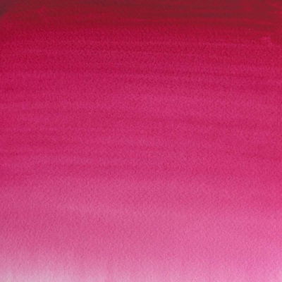 Färgprov av Winsor & Newton Professional Water colour Quinacridone Magenta