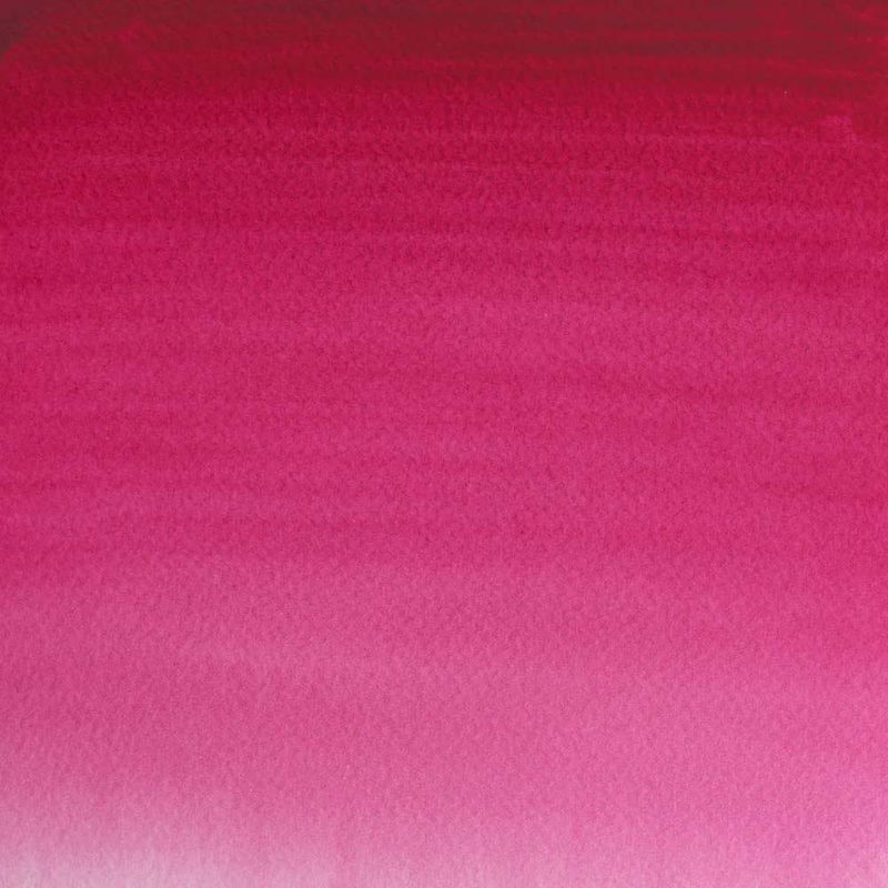 Färgprov av Winsor & Newton Professional Water colour Quinacridone Magenta