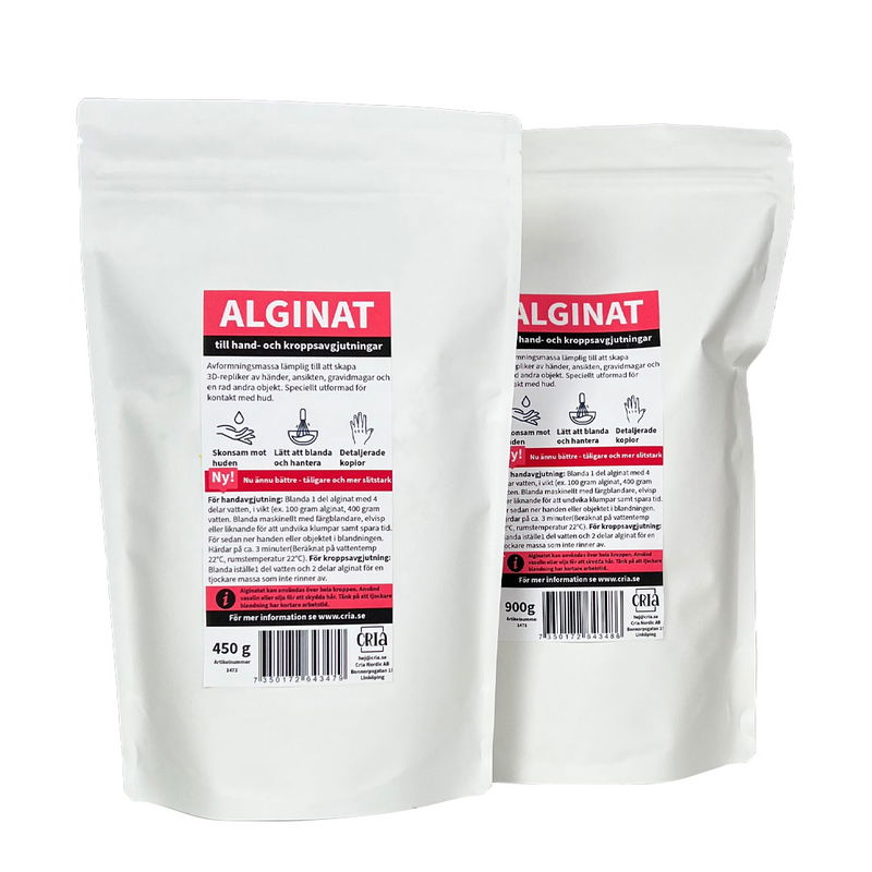 Samlingsbild alginat 450 g och 900 g