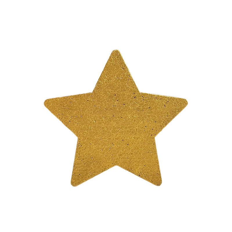 Guldmålad frigolitstjärna 16 cm Guldmålad frigolitstjärna 16 cm av styrofoam för julpyssel och dekoration