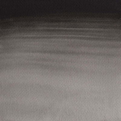 Färgprov av Winsor & Newton Professional Water colour Lamp Black