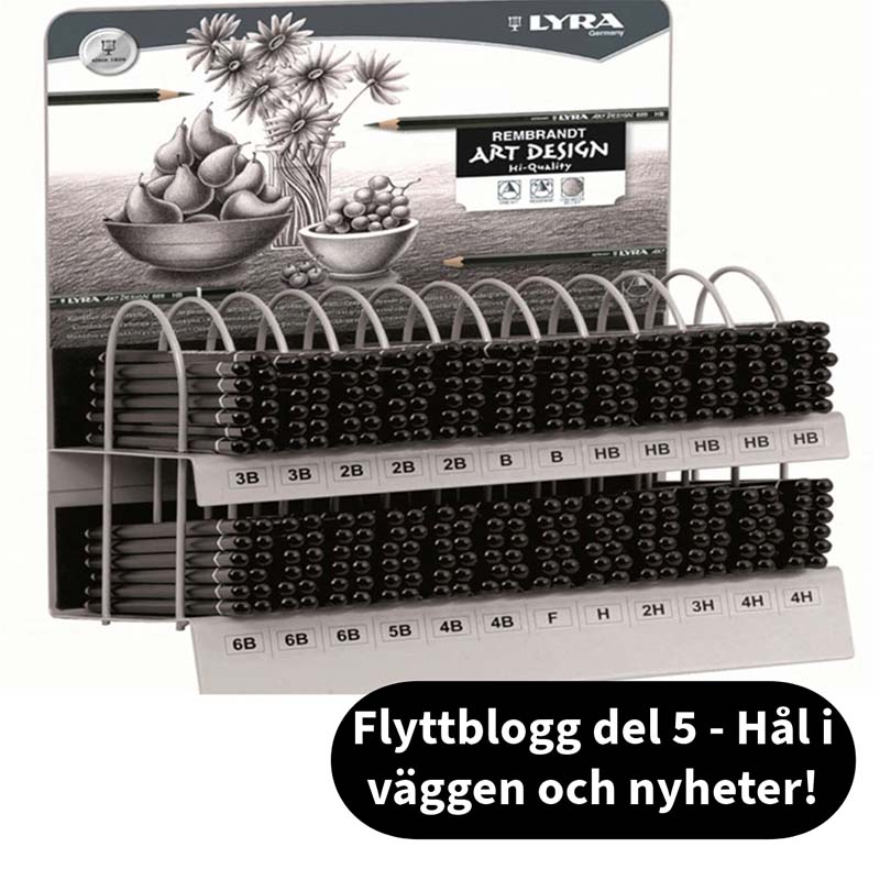 Flyttblogg - Avsnitt 5 - Hål i väggen, golvångest och öppettider i påsk!