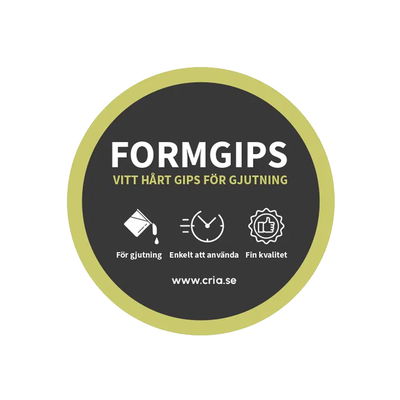 Formgips 25 kg, vitt hårt gips för gjutning