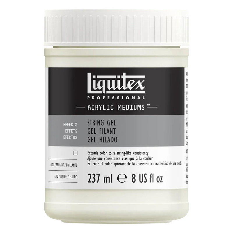 Burk med Liquitex Professional String Gel akrylmedium 237 ml