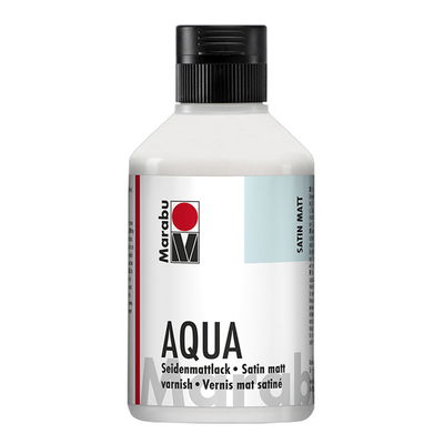 Satin klarlack för användning inomhus och utomhus. Marabu 250 ml