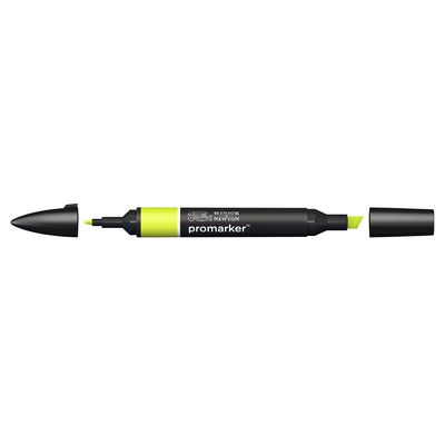 Winsor & Newton Promarker Lime Green G178 marker med bred snedskuren spets och smal rund spets