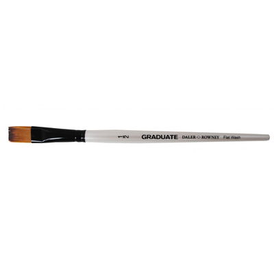 Daler-Rowney Graduate syntetpensel flat wash 1/2 med kort skaft