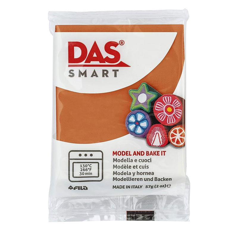 DAS Smart polymerlera Caramel 57 g för ugnshärdning