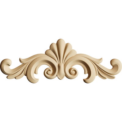 Träornament Volute, 16,5x5,5x0,7 cm Flexible Wood, Volute. Dekorativa träornament av böjbart trä