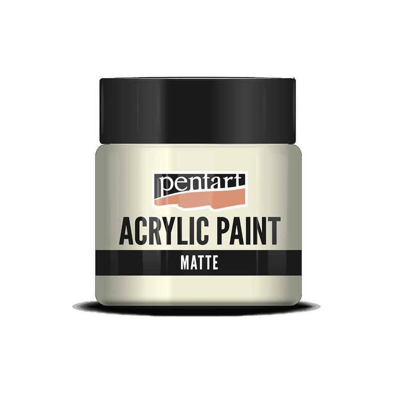 Matt akrylfärg Butter, 50 ml, Pentart Acrylic
