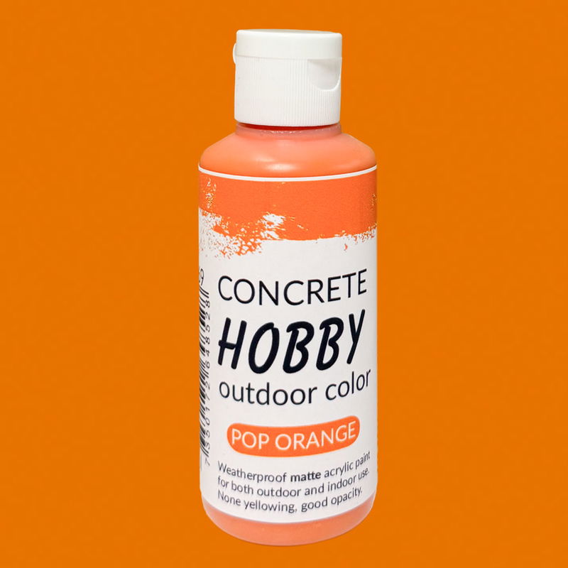 Hobbyfärg betong utomhus Pop Orange Concrete Hobby outdoor color