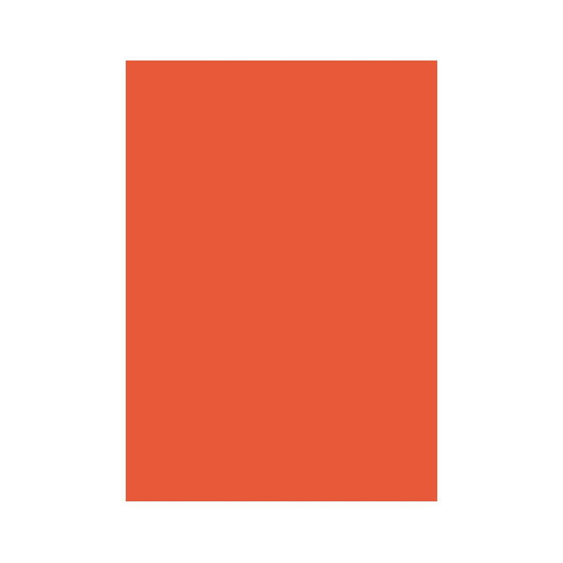 Orange färgad kartong A4 300g till hobby- och pysselprojekt