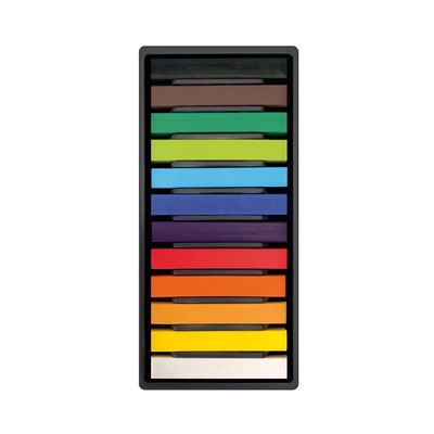 12 stycken mjuka pastellkritor för konstnärer och nybörjare, Milan Soft Pastels