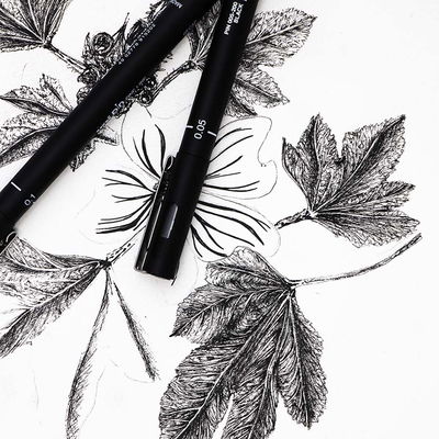 uni Pin fineliner-pennor inspirationsbild