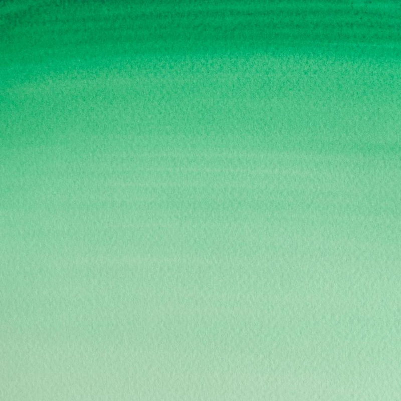 Färgprov (swatch) Cotman akvarellfärg Emerald