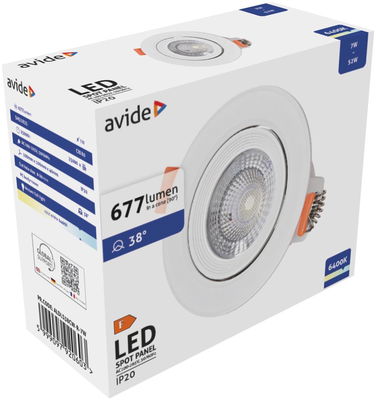 LED Downlight 7W 6400K Kallvit