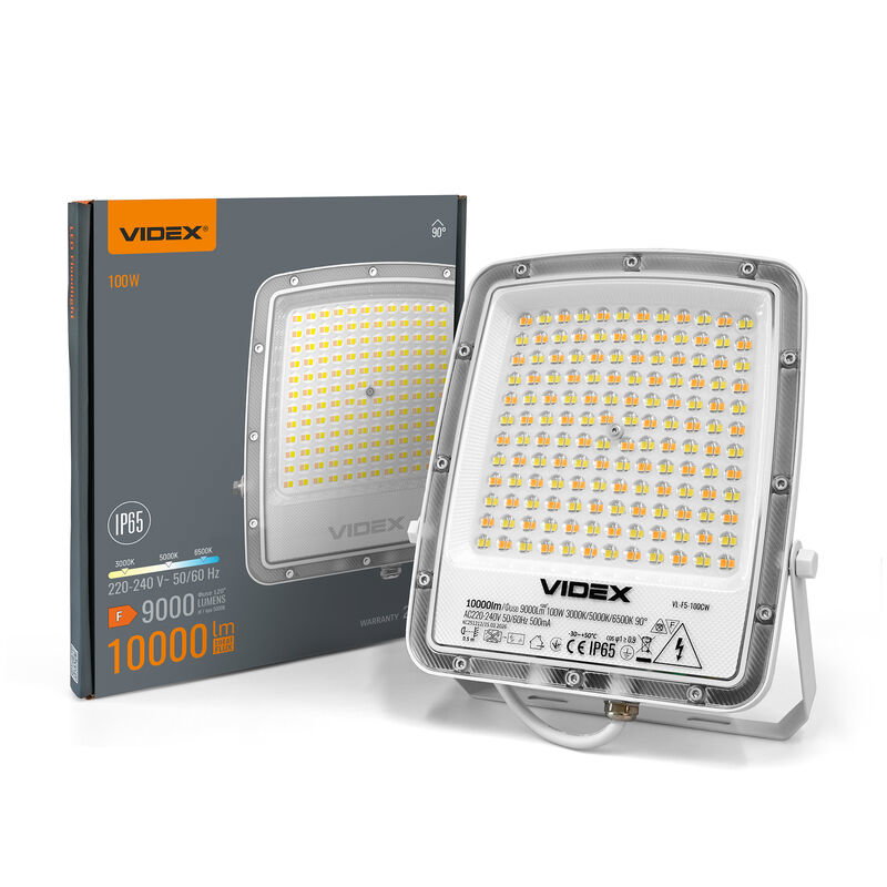 VIDEX | LED-strålkastare 100W | CCT 3000K - 6500K | IP65