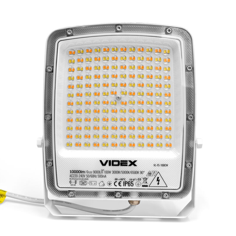 VIDEX | LED-strålkastare 100W | CCT 3000K - 6500K | IP65