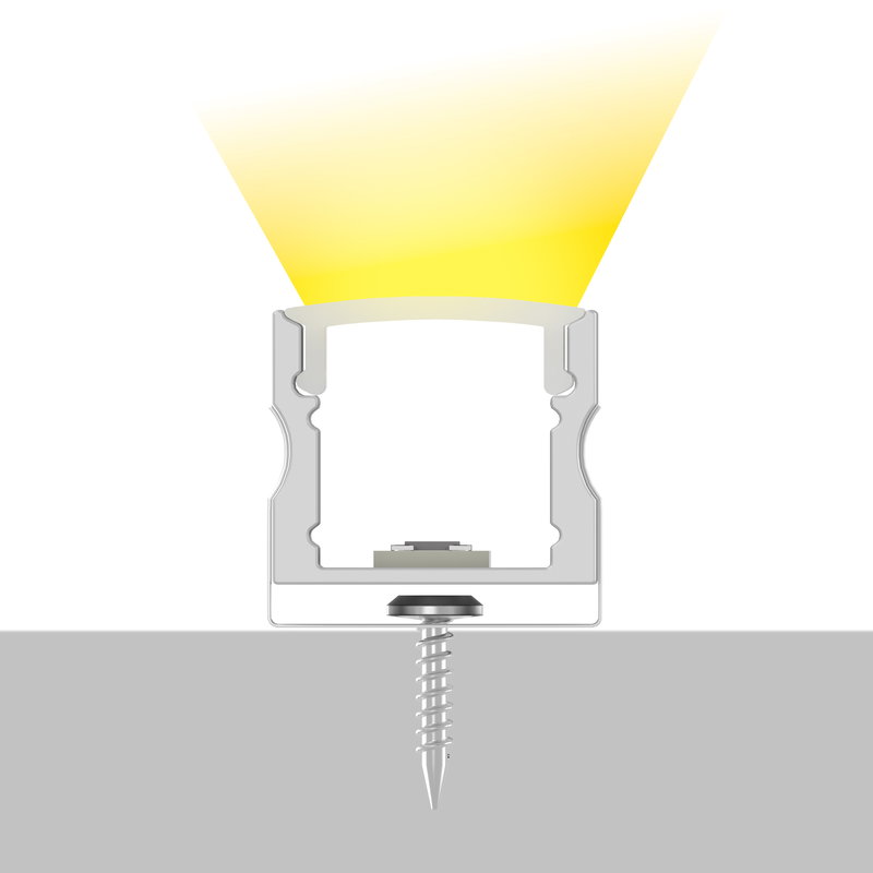 Sayox | LED profil | SSD17 | Utanpåliggande | 17 x 15,2 mm | 1 meter