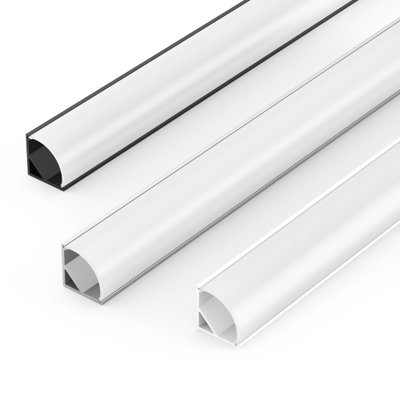 Sayox | LED Profil | SSC16 | Utanpåliggande | 16 x 16 mm | 1 meter | Utan diffusor