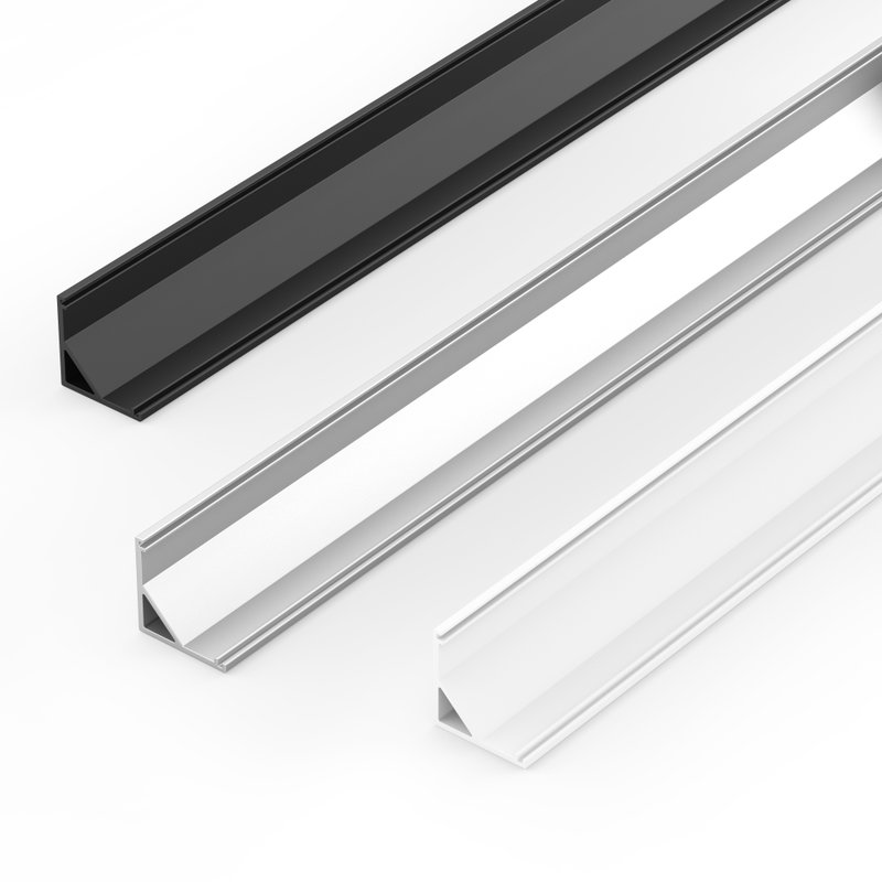 Sayox | LED Profil | SSC16 | Utanpåliggande | 16 x 16 mm | 1 meter | Utan diffusor