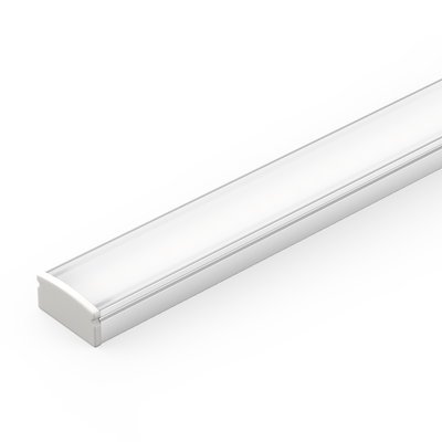 Sayox | SS17 | Ändavslut för LED-profiler | Silver | Plast | 4-pack