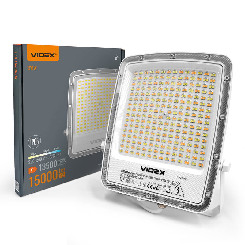 VIDEX | LED-strålkastare 150W | CCT 3000K - 6500K | IP65