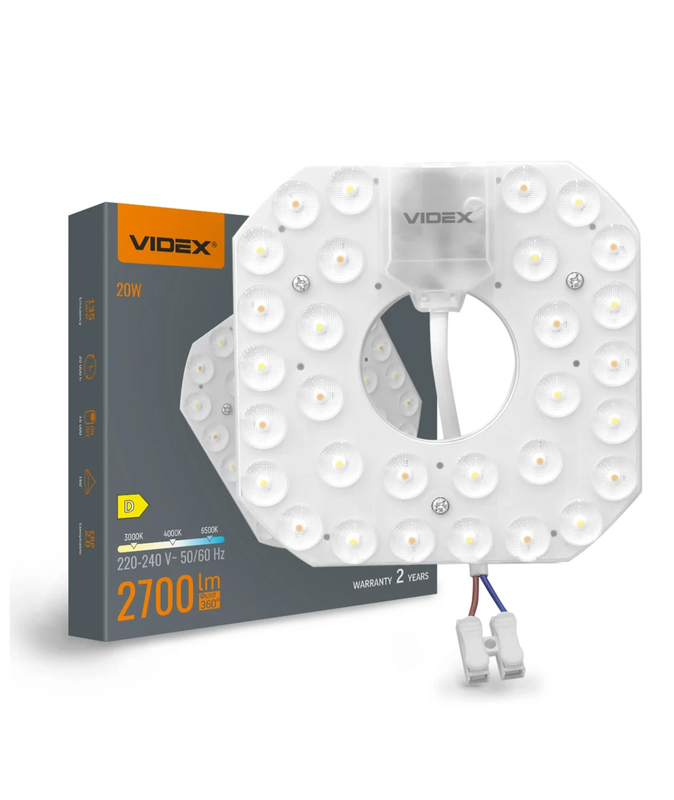VIDEX | 20W LED modul med magnet |  3CCT | IP20