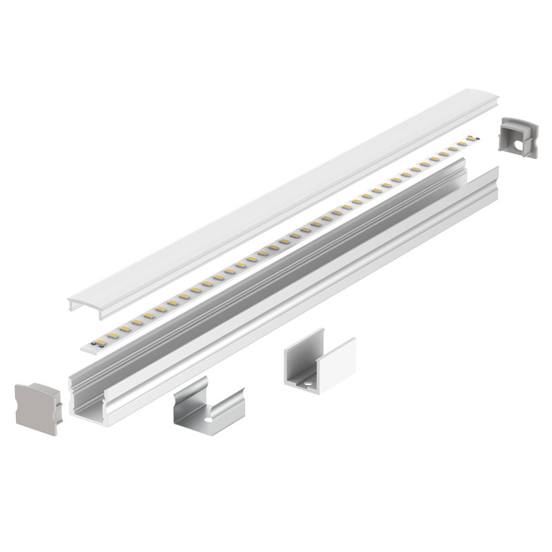 Sayox | LED profil | SSD17 | Utanpåliggande | 17 x 15,2 mm | 1 meter