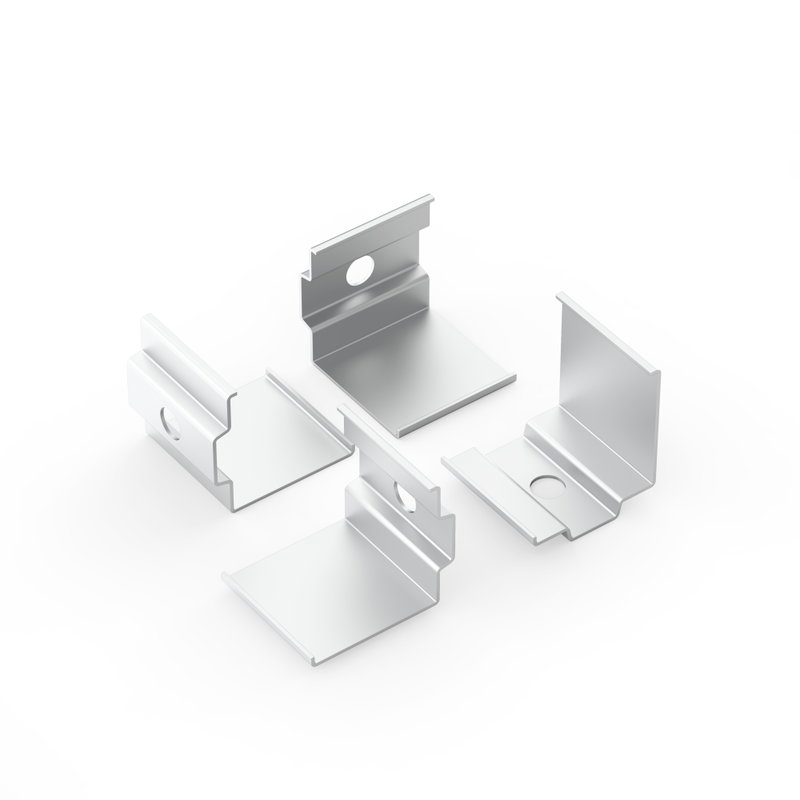Sayox | SSC16 | Monteringsfästen för LED-profiler | Silver | 4-pack