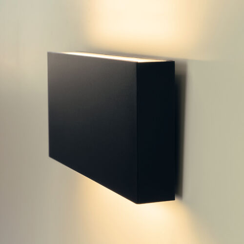 Fasadbelysning 8W | 4000K Neutralvit | IP65 | Svart