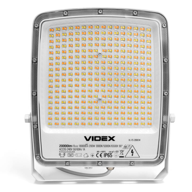 VIDEX | LED-strålkastare 200W | CCT 3000K - 6500K | IP65
