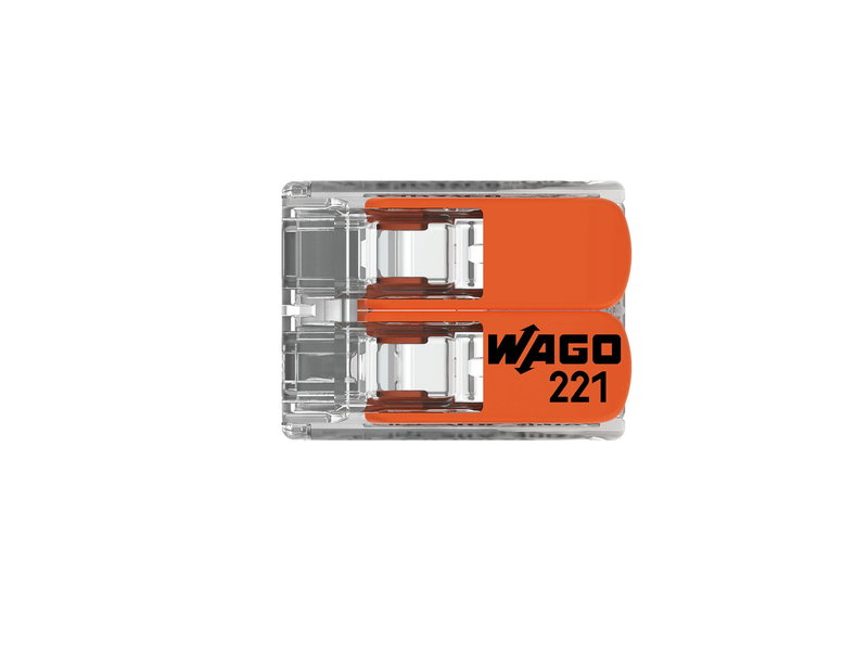 Kopplingsklämma | Wago | 221-412 | 2-polig