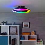 LED-lampa med fläkt RGB+CCT
