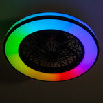 LED-lampa med fläkt RGB+CCT