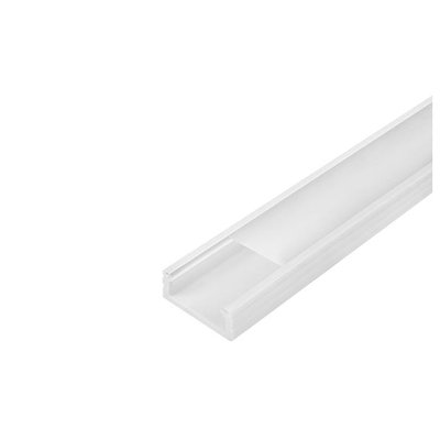 LED Strip profil 1M | 16x7,8mm | Mjölkfärgad