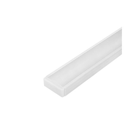 LED Strip profil 1M | 16x7,8mm | Mjölkfärgad