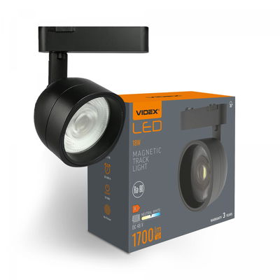 VIDEX | Tracklight 18W | Neutralvit 4000K | Magnetisk DC48V