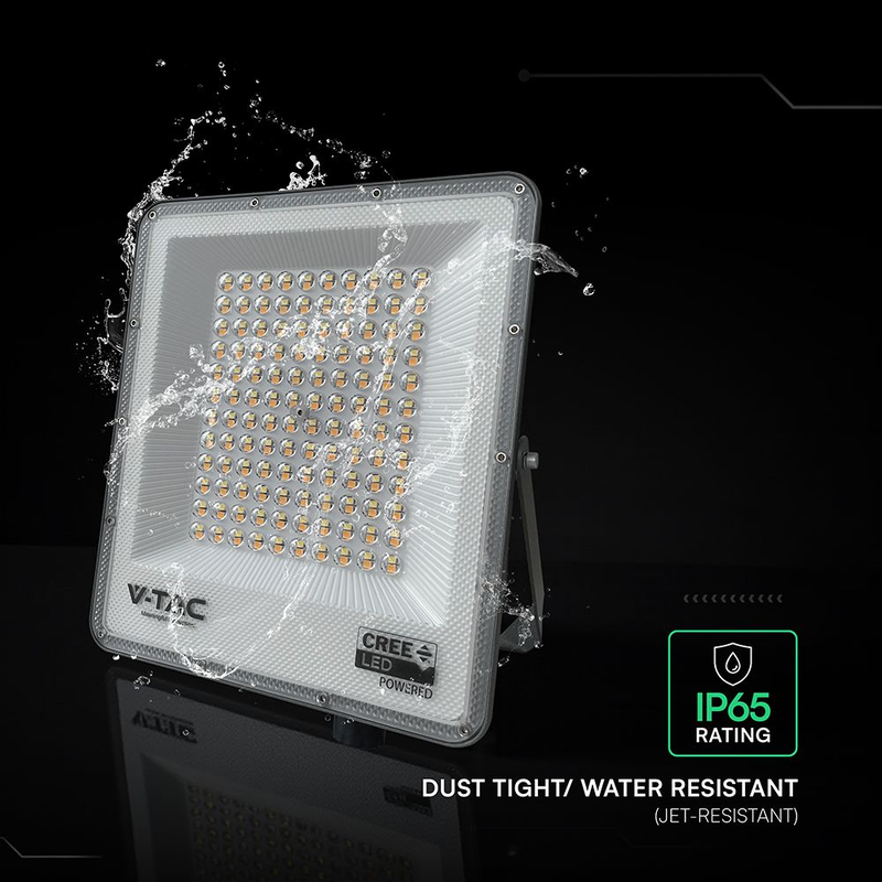 V-TAC | Strålkastare 100W | CCT  3 in 1 | IP65 | CREE-chip